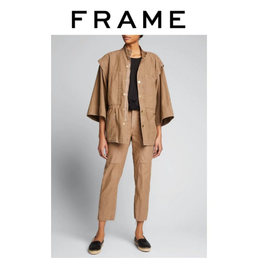 Frame Twisted Utility Jacket NWOT